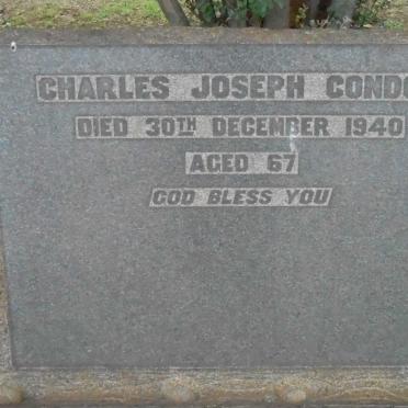 CONDON Charles Joseph -1940