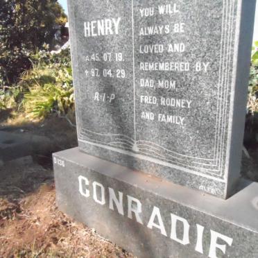 CONRADIE Henry 1945-1997