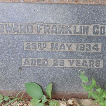 COWLEY Edward Franklin -1934