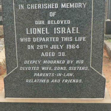 COHEN Lionel Israel -1964