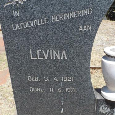 CORNEELSEN Levina 1921-1971