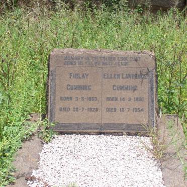 CUMMING Finlay 1853-1928 &amp; Ellen Lawrence 1860-1954