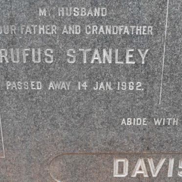 DAVIS Rufus Stanley -1962