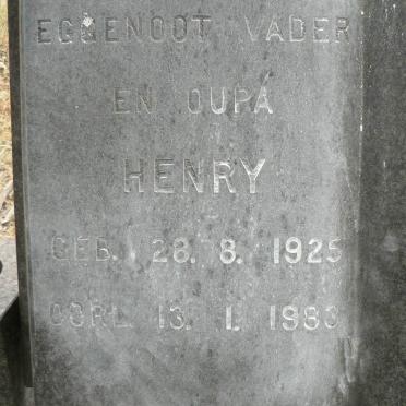 DOUBELL Henry 1925-1983 &amp; Maria C.J. 1915-1995
