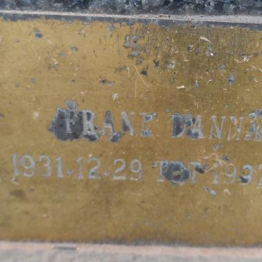 DANNATT Frank 1931-1997