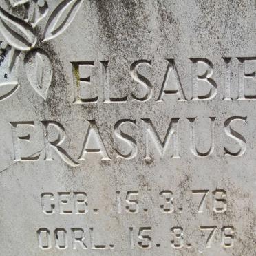 ERASMUS Elsabie 1976-1976