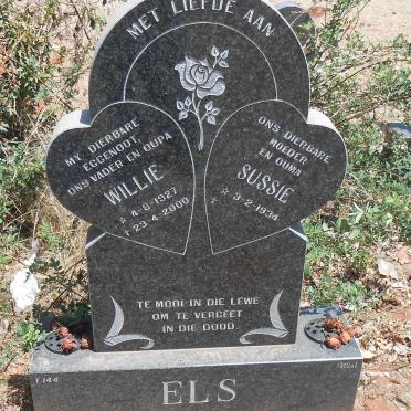 ELS Willie 1927-2000 &amp; Sussie 1934-