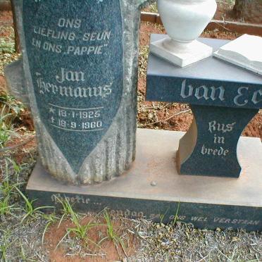 ECK Jan Hermanus, van 1925-1960