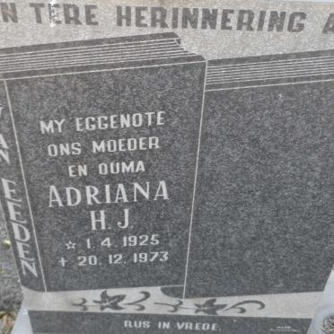 EEDEN Adriana H.J., van 1925-1973