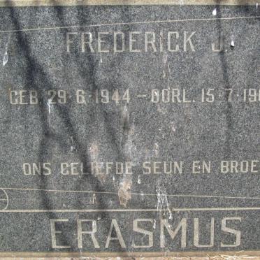 ERASMUS Frederick J. 1944-1968