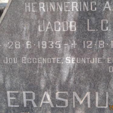 ERASMUS Jacob L.C. 1935-1968
