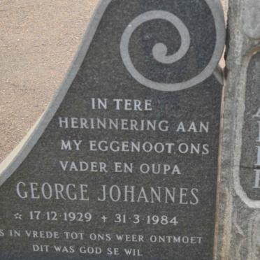 FABER George Johannes 1929-1984