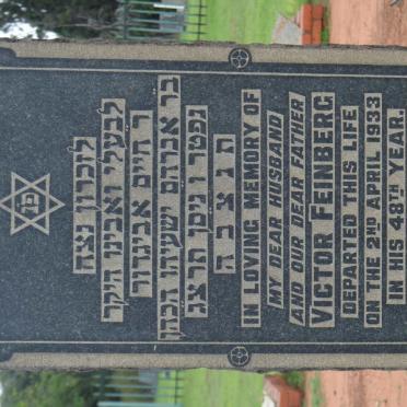 FEINBERG Victor -1933