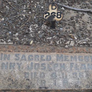 FLANAGAN Henry Joseph -1936