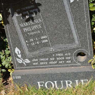 FOURIE Marthinus Philippus 1960-1998