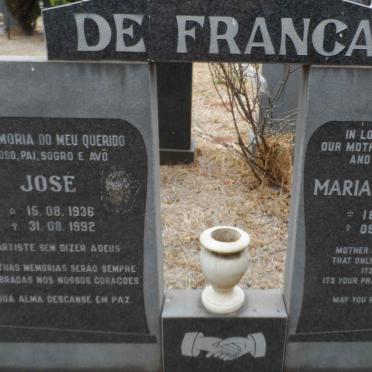 FRANCA José, de 1909-1992 &amp; Maria Do Carmo 1941-2005
