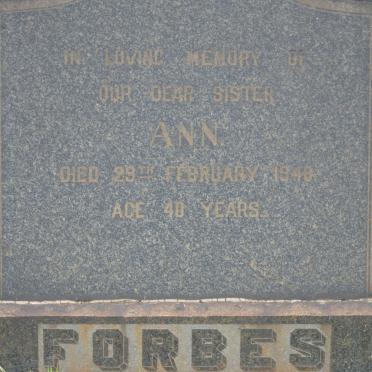FORBES Ann -1948
