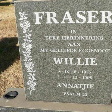 FRASER Willie 1955-1999