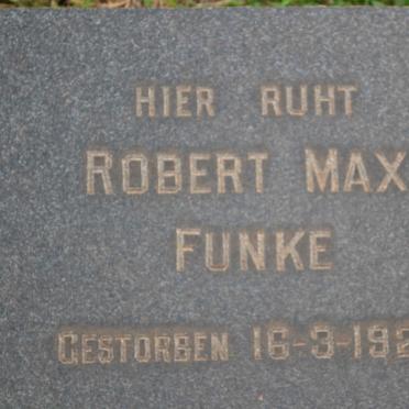 FUNKE Robert Max -1928