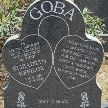 GOBA Elizabeth Refiloe 1952-2000