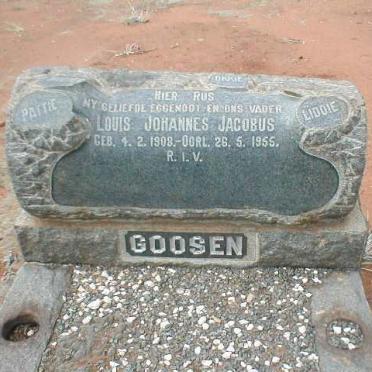GOOSEN Louis Johannes Jacobus 1908-1955