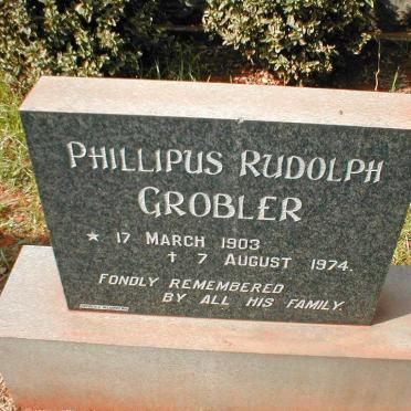 GROBLER Phillipus Rudolph 1903-1974