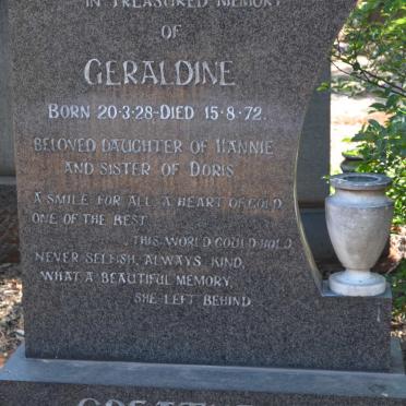 GREATHEAD Geraldine 1928-1972