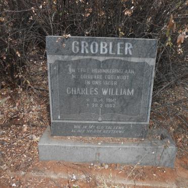 GROBLER Charles William 1914-1982