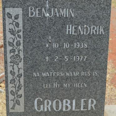 GROBLER Benjamin Hendrik 1938-1977