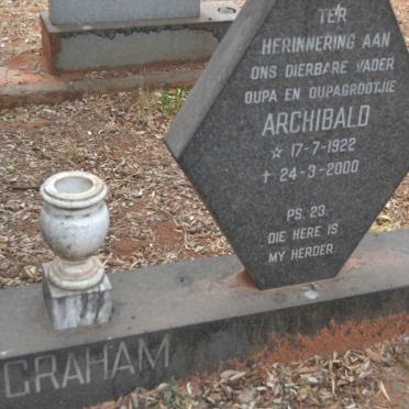 GRAHAM Archibald 1922-2000