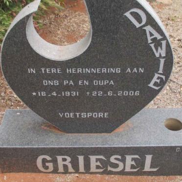 GRIESEL Dawie 1931-2006