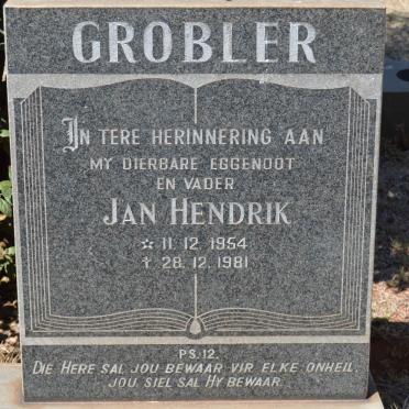 GROBLER Jan Hendrik 1954-1981