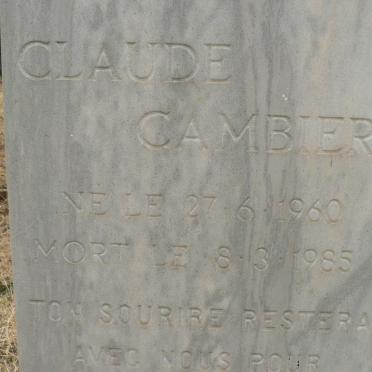 GAMBIER Claude 1960-1985