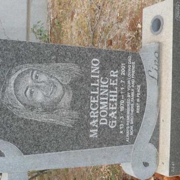 GAEHLER Marcellino Dominic 1970-2001