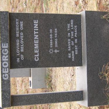 GEORGE Clementine 1988-2002