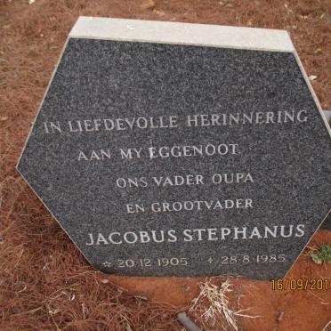 GERICKE Jacobus Stephanus 1905-1985