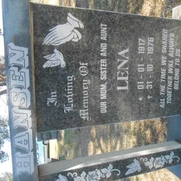 HANSEN Lena 1917-1976