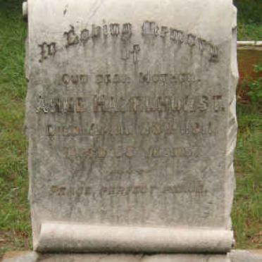 HAZELHURST Anne -1911