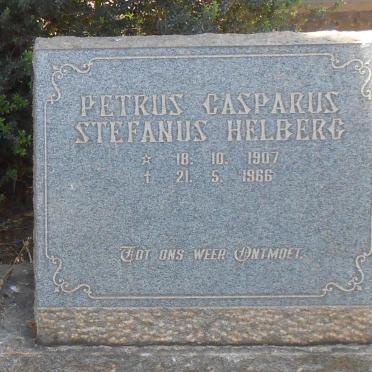 HELBERG Petrus Casparus Stefanus 1907-1966