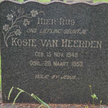 HEERDEN Kosie, van 1949-1953