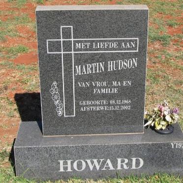 HOWARD Martin Hudson 1968-2002