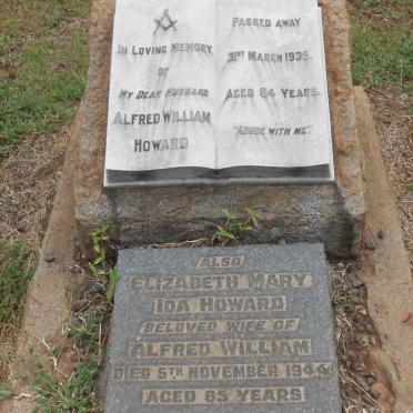 HOWARD Alfred William -1935 &amp; Elizabeth Mary Ida -1944