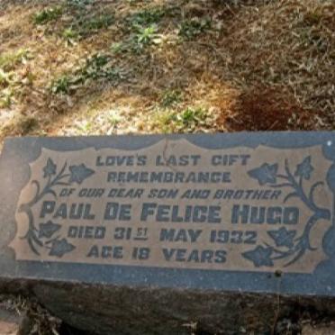 HUGO Paul De Felice -1932