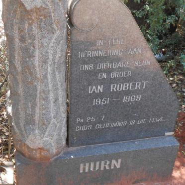 HURN Ian Robert 1951-1969
