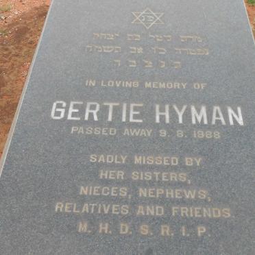 HYMAN Gertie -1988