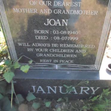 JANUARY Joan 1940-1999