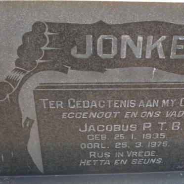 JONKER Jacobus P.T.B. 1935-1975