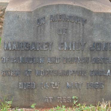 JONES Margaret Emily -1966