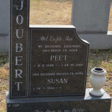 JOUBERT Peet 1948-2001 &amp; Susan 1950-