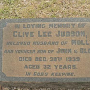 JUDSON Clive Lee -1939